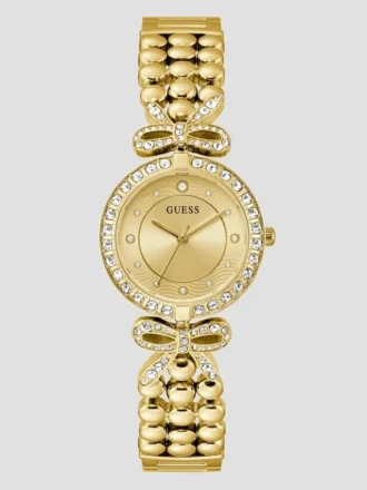 Goudkleurig analoog horloge
