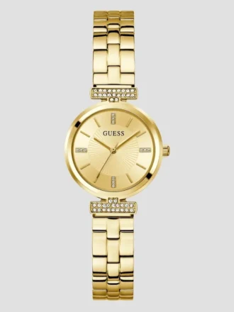 Goudkleurig analoog horloge