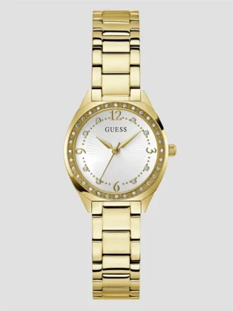 Goudkleurig analoog horloge