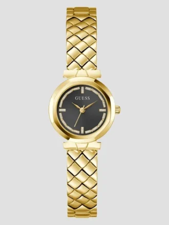 Goudkleurig analoog horloge