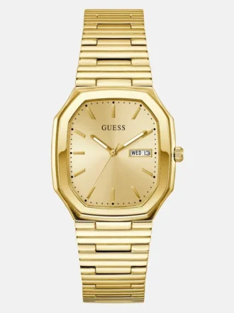 Goudkleurig analoog horloge