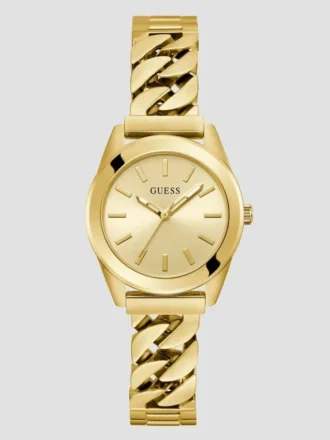 Goudkleurig analoog horloge