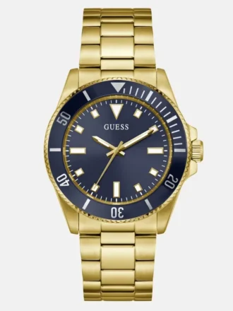 Goudkleurig analoog horloge