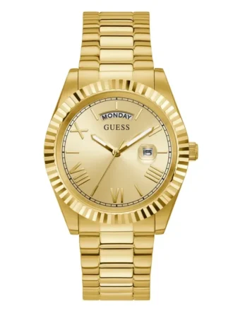 Goudkleurig analoog horloge