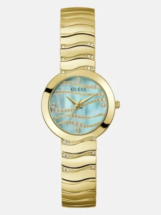 Goudkleurig analoog horloge