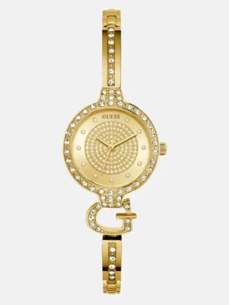 Goudkleurig analoog horloge