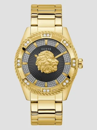 Goudkleurig analoog horloge