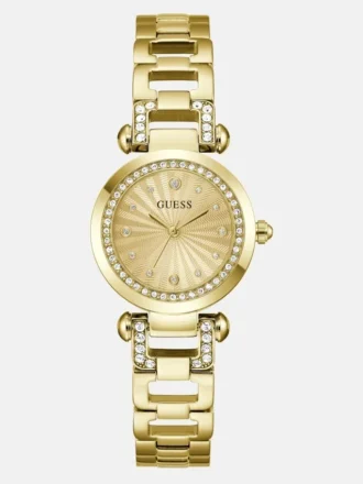 Goudkleurig analoog horloge
