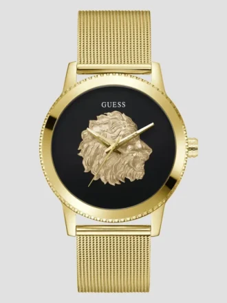 Goudkleurig analoog horloge