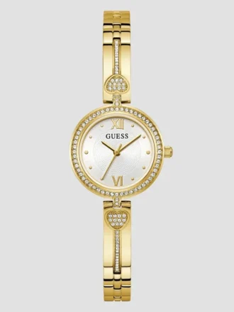 Goudkleurig analoog horloge