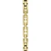 Goudkleurig analoog horloge met bloemmotief Goudkleurig analoog horloge met bloemmotief