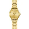 Goudkleurig analoog horloge met diamant Goudkleurig analoog horloge met diamant