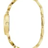 Goudkleurig analoog horloge met hart Goudkleurig analoog horloge met hart