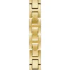 Goudkleurig analoog horloge met kristallen Goudkleurig analoog horloge met kristallen