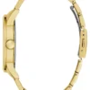 Goudkleurig analoog horloge met logo Goudkleurig analoog horloge met logo