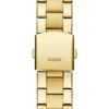 Goudkleurig analoog horloge met logo Goudkleurig analoog horloge met logo