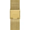 Goudkleurig analoog horloge met mesh-band Goudkleurig analoog horloge met mesh-band