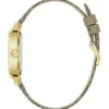 Goudkleurig analoog horloge met Quattro G-patroon
