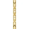 Goudkleurig analoog horloge met strass Goudkleurig analoog horloge met strass