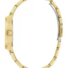 Goudkleurig analoog horloge met studs