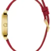 Goudkleurig analoog leren horloge Goudkleurig analoog leren horloge