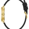 Goudkleurig analoog siliconenhorloge
