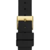Goudkleurig analoog siliconenhorloge