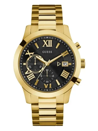 Goudkleurig chronograafhorloge