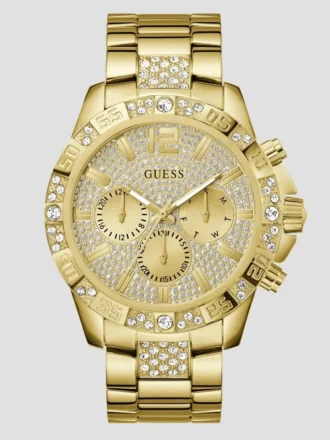 Goudkleurig chronograafhorloge Goudkleurig chronograafhorloge