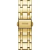 Goudkleurig en groen analoog horloge Goudkleurig en groen analoog horloge