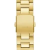 Goudkleurig en groen multifunctioneel horloge Goudkleurig en groen multifunctioneel horloge