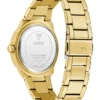 Goudkleurig en regenboog analoog horloge Goudkleurig en regenboog analoog horloge