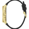 Goudkleurig en zwart multifunctioneel horloge