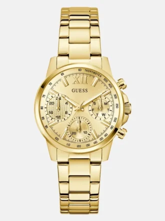 Goudkleurig multifunctioneel horloge