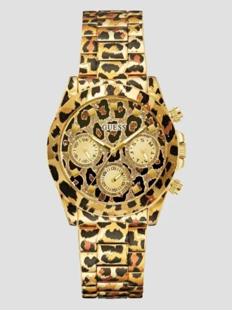 Goudkleurig multifunctioneel horloge
