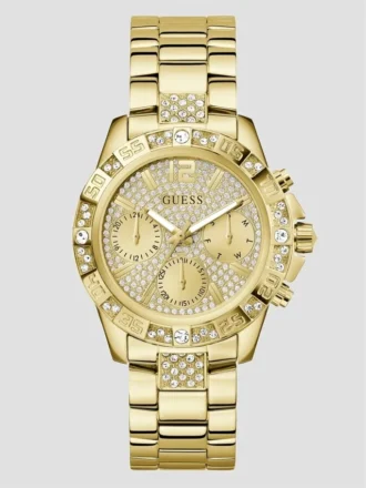 Goudkleurig multifunctioneel horloge