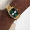 Goudkleurig multifunctioneel horloge