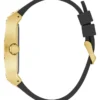 Goudkleurig multifunctioneel horloge met siliconen band