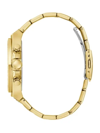 Goudkleurig multifunctioneel horloge met strass