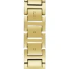 Goudkleurig vierkant analoog horloge