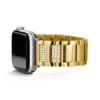 Goudkleurige band met strass voor Apple Watch® (42-44 mm)