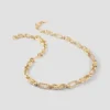 Goudkleurige knoopketting