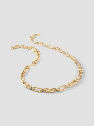 Goudkleurige knoopketting