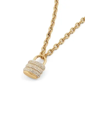 Goudkleurige Pava-ketting met hangslot