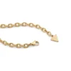 Goudkleurige Pava-ketting met hangslot