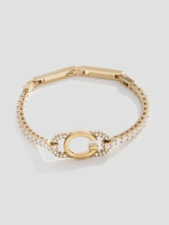 Goudkleurige Signature-tennisarmband