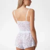 Greta kanten culotte-set
