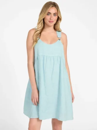 Gretel Overall Smock Mini-jurk