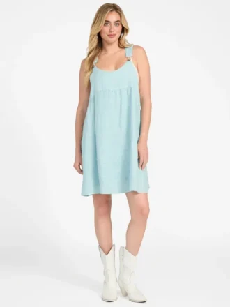 Gretel Overall Smock Mini-jurk