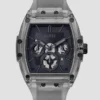 Grijs multifunctioneel horloge van kunststof en siliconen